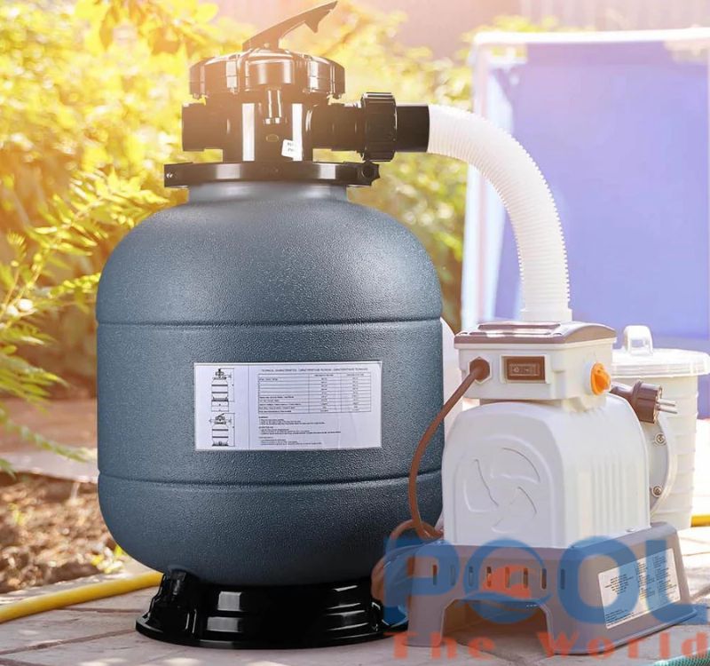 Lọc nước hồ bơi hiệu quả với bồn lọc cát chuyên dụng